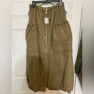 Free People Cargo Skirt NWT